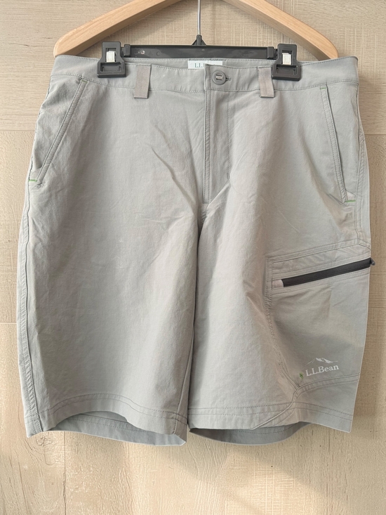 L.L. Bean Other - L.L.Bean Performance Shorts Mens 34 Gray Nylon Stretch Hiking Outdoor